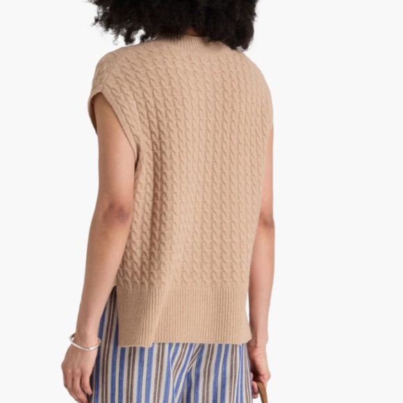 Autumn Cashmere Cabled Diamond Vest - Picture 8 of 9